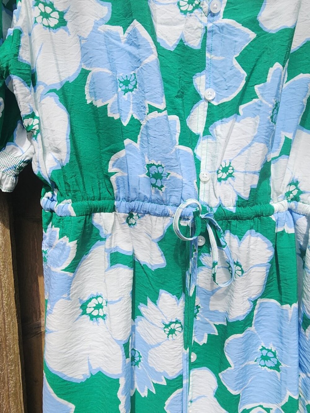 *NWT* Blue & Green Rayon XXL Sonoma midi swing dress - Picture 13 of 16